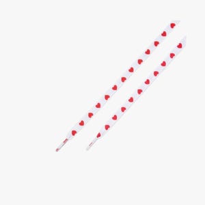 54 Inch Heart Print Laces